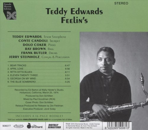 Teddy Edwards - Feelin's (2015) Lossless