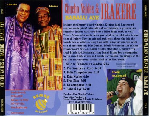 Chucho Valdes & Irakere - Babalu Ayé (1998)