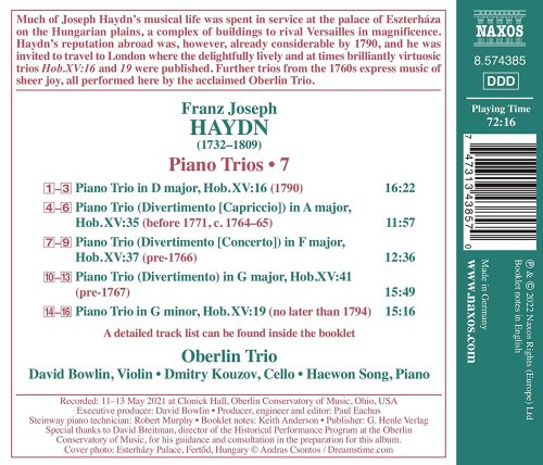 Oberlin Trio - Haydn: Piano Trios, Vol. 7 (2022) [Hi-Res]