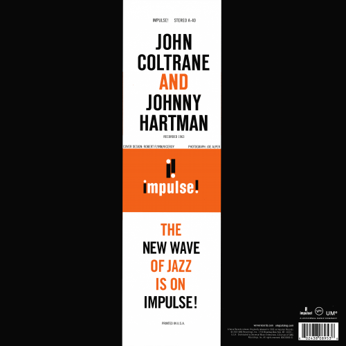 John Coltrane & Johnny Hartman - John Coltrane and Johnny Hartman (Reissue 2022) LP