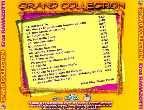 Eros Ramazotti - Grand Сollection (2000) CD-Rip