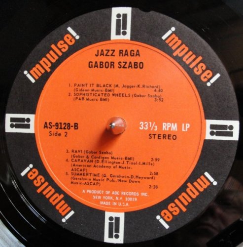 Gabor Szabo - Jazz Raga (1966) LP