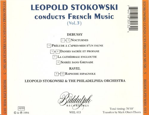 Leopold Stokowski - Conducts French Music Vol. 3 (1994)