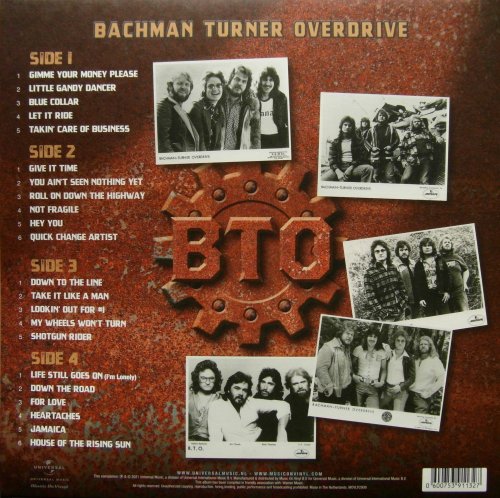 Bachman Turner Overdrive - Collected (2021) LP