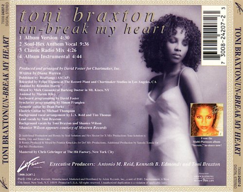 Toni Braxton - Un-Break My Heart (Maxi-Single) (1996)