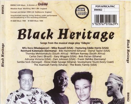 MFA Kera, Mike Russell Featuring Eddie Harris - Black Heritage (1994)