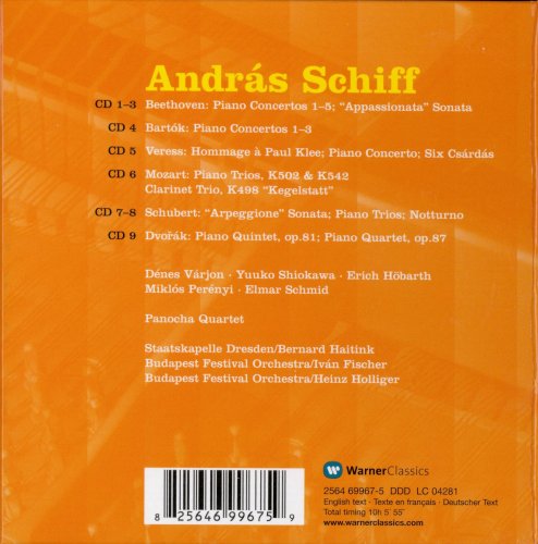 Andras Schiff - Concertos & Chamber Music (2007) [9CD Box Set]