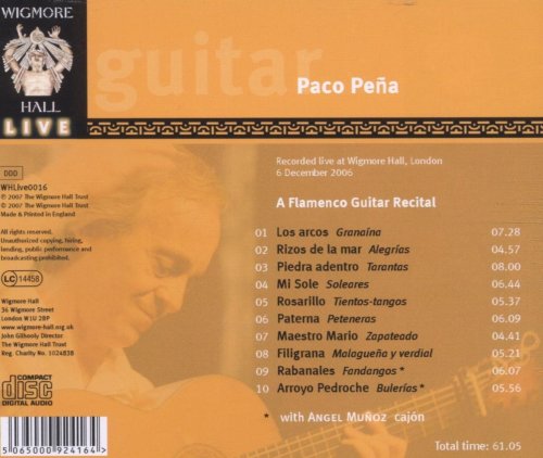 Paco Peña - A Flamenco Guitar Recital (2007)