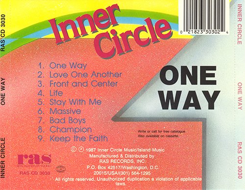 Inner Circle - One Way (1987) {RASCD3030} CD-Rip