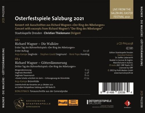 Staatskapelle Dresden, Anja Kampe, Stephen Gould, René Pape, Christian Thielemann - Winterstürme (2022)