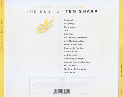 Ten Sharp - Everything And More: The Best Of Ten Sharp (2000) CD-Rip