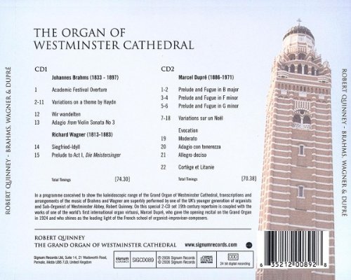 Robert Quinney - The Organ of Westminster Cathedral (2006) [Hi-Res]