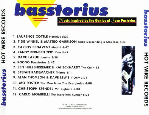 Various - Basstorius: Music Inspired by the Genius of Jaco Pastorius (1993)