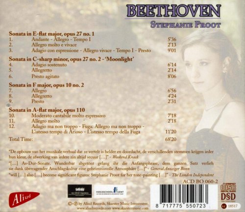 Stephanie Proot - Beethoven: Piano Sonatas (2012) [Hi-Res]