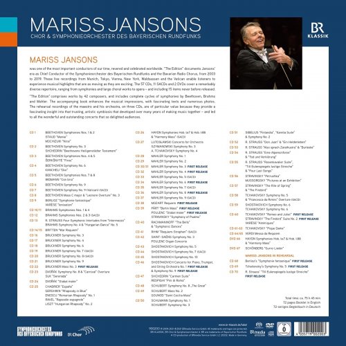 Mariss Jansons - The Edition (2021) [68CD + 2DVD Box Set]