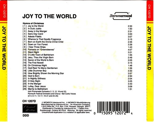 VA - Joy To The World: Baroque Christmas (1992)