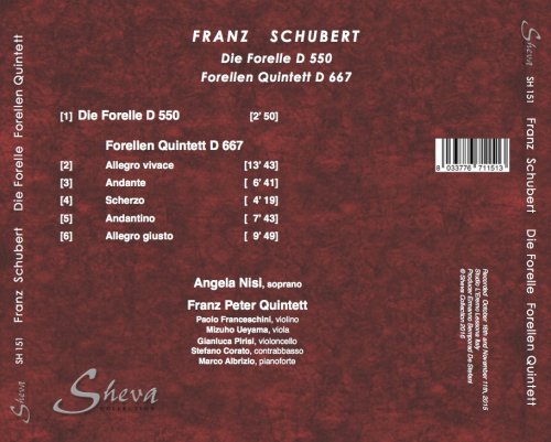 Angela Nisi - Schubert: Die Forelle, D. 550 "The Trout" & Piano Quintet in A Major, Op. Posth. 114, D. 667 "Trout" (2022)