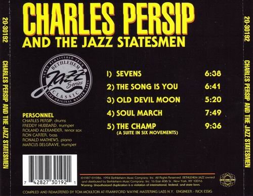 Charles Persip - Charles Persip And The Jazz Statesmen (1961) CD Rip