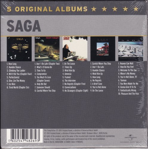 Saga - 5 Original Albums Vol. 2 (2015) [5CD Box Set]