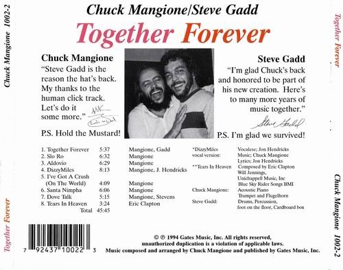 Chuck Mangione-Steve Gadd - Together Forever (1994)