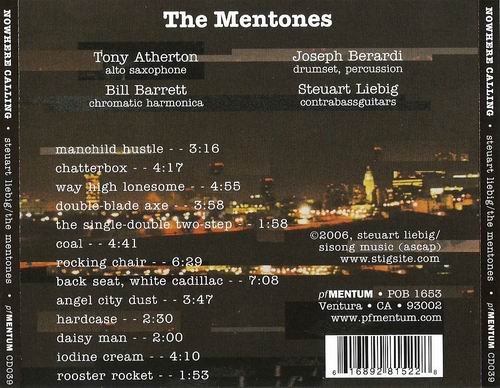 Steuart Liebig/The Mentones - Nowhere Calling (2006)