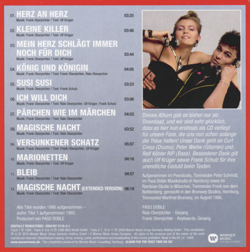 Paso Doble - Versunkener Schatz (1986) CD-Rip