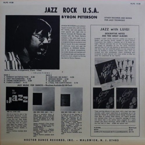 Byron Peterson Orchestra - Jazz Rock USA (1973) LP