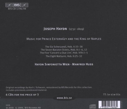Haydn Sinfonietta Wien, Manfred Huss - Haydn: Music for Prince Esterhazy and the King of Naples (2009)