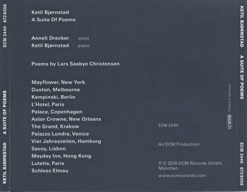 Ketil Bjornstad & Anneli Drecker - A Suite Of Poems (2018) CD-Rip