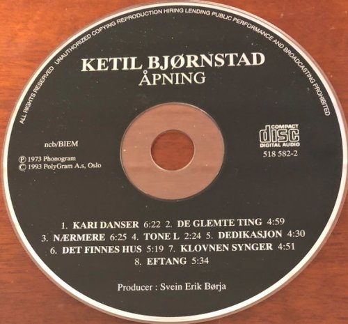 Ketil Bjornstad - Apning (1993)