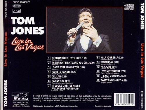 Tom Jones - Live in Las Vegas: At The Flamingo (2009) CD-Rip