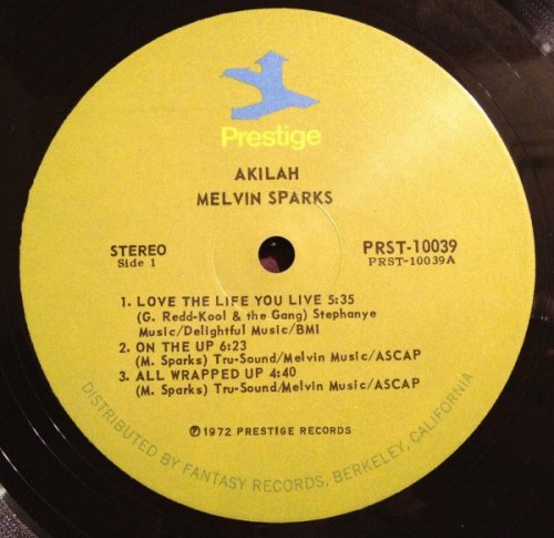 Melvin Sparks - Akilah! (1972) LP