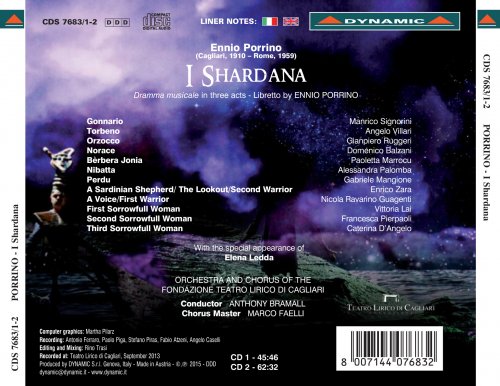 Cagliari Teatro Lirico Chorus and Orchestra & Anthony Bramall - Porrino: I Shardana (Live) (2015) [Hi-Res]