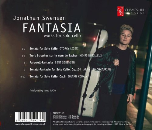 Jonathan Swensen - Fantasia: Works for Solo Cello (2022) [Hi-Res]