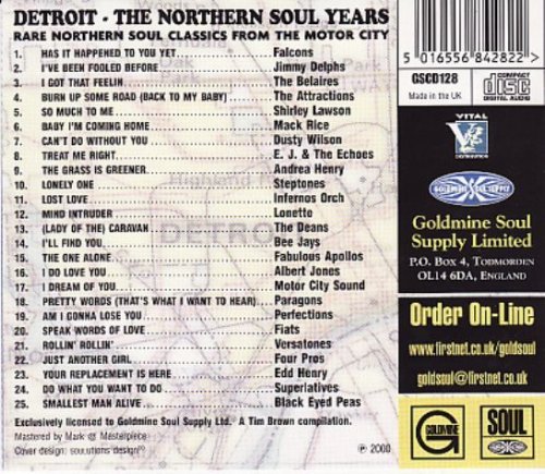 VA - Detroit: The Northern Soul Years (2000)