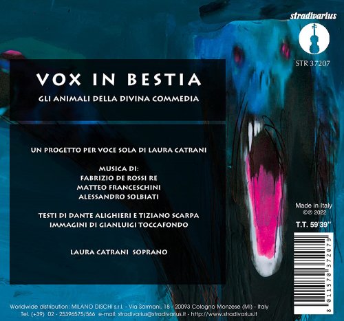 Laura Catrani - Fabrizio De Rossi Re: Vox in bestia, Inferno - Matteo Franceschini: Vox in bestia, Purgatorio - Alessandro Solbiati: Animalia, Paradiso (2022) [Hi-Res]