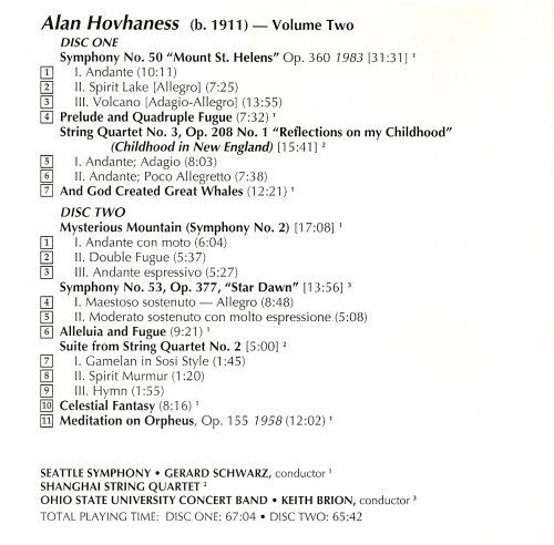 Alan Hovhaness - Hovhaness Collection Vol.2 (1999)