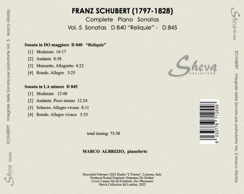 Marco Albrizio - Schubert: Complete Piano Sonatas, Vol. 5 (2022)