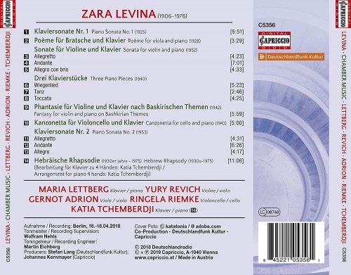 Maria Lettberg - Levina: Chamber Music (2019) [Hi-Res]