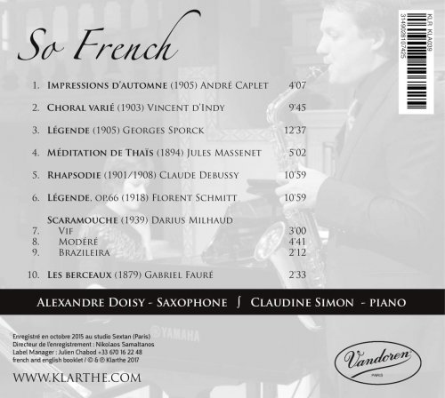 Alexandre Doisy, Claudine Simon - So French (2018) [Hi-Res]