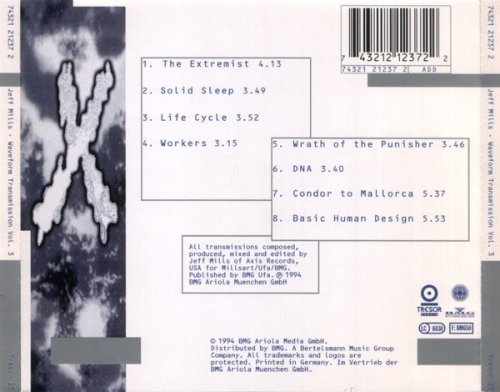 Jeff Mills - Waveform Transmission Vol. 3 (1994) {Tresor 25} CD-Rip