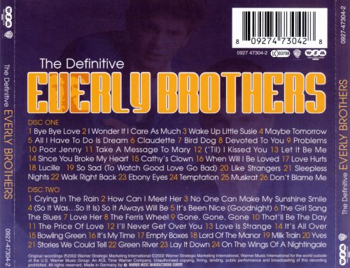 The Everly Brothers - The Definitive (2002) [2CD]