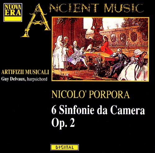 Artificii Musicali, Guy Delvaux - Porpora: 6 Sinfonie da camera Op. 2 (1992)