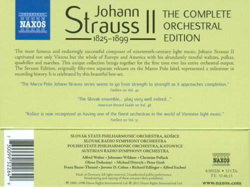 VA - Johann Strauss II: The Complete Orchestral Edition (2011) [52CD Box Set]