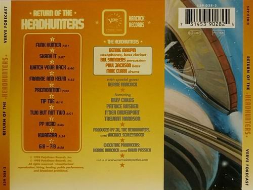 The Headhunters - Return Of The Headhunters (1998) CD Rip