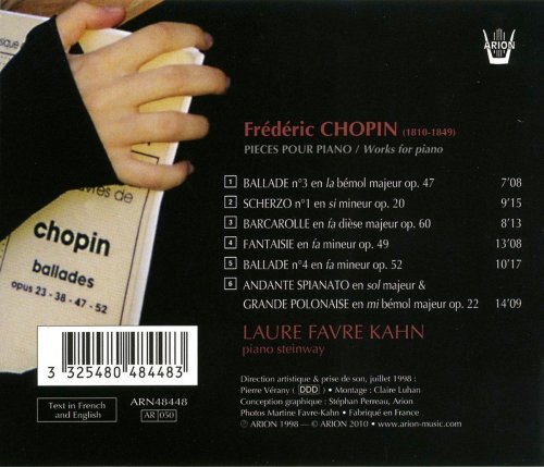 Laure Favre-Kahn - Chopin: Ballades, scherzo, fantaisies (2010)