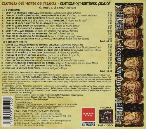 Eduardo Paniagua, Música Antigua - Cantigas del Norte de Francia (2020)