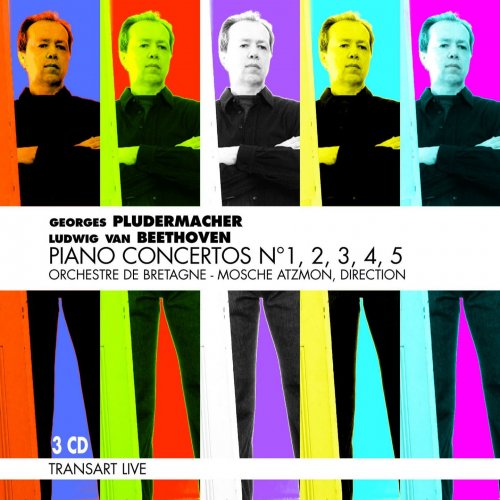Georges Pludermacher, Moshe Atzmon, Orchestre De Bretagne - Ludwig Van Beethoven: Piano concertos No. 1, 2, 3, 4, 5 (2006)