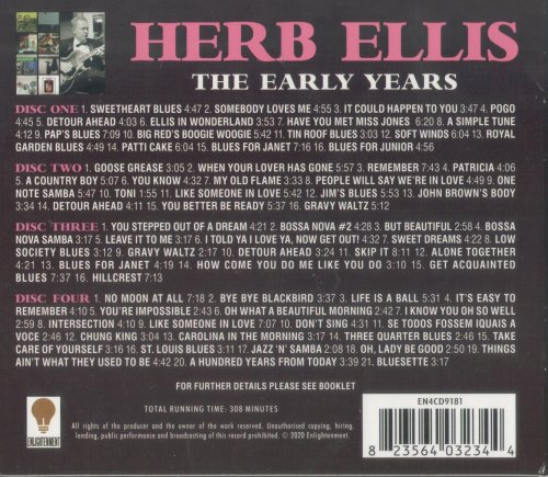 Herb Ellis - The Early Years (2020) [4CD]