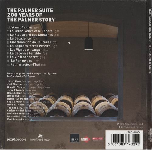 Dal Sasso Big Band - The Palmer Suite (2019) CD Rip